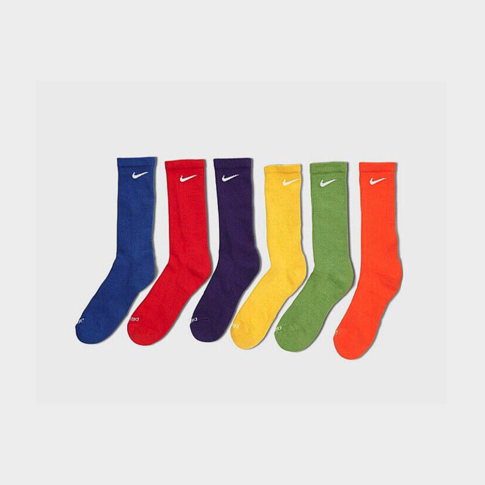 Nike Unisex Everyday Plus Cushioned Socks Multi 181467 Multi Tekkie Town