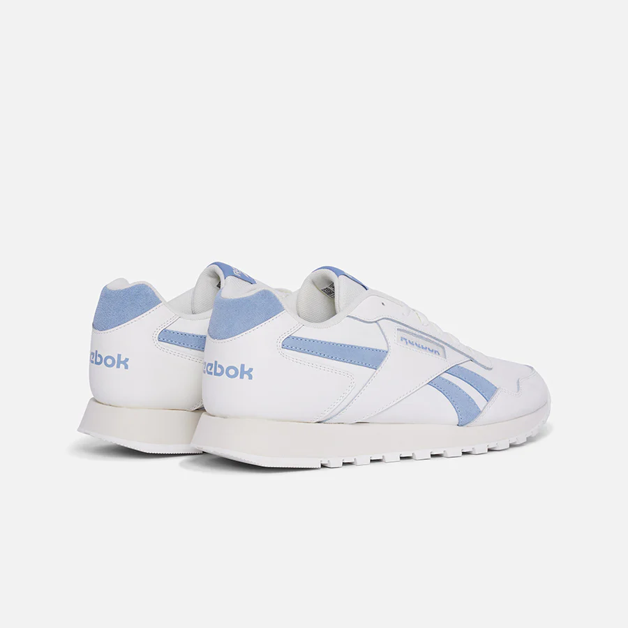 Reebok Mens Glide Sneaker White/blue _ 181479 _ White