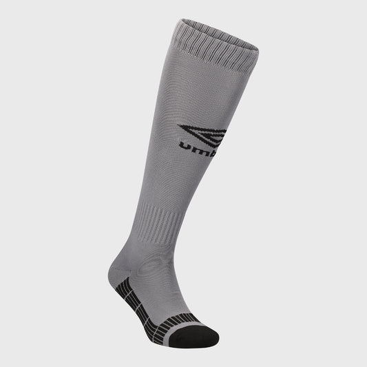 Umbro Unisex Single Football Sock Grey/Black _ 181578 _ Grey