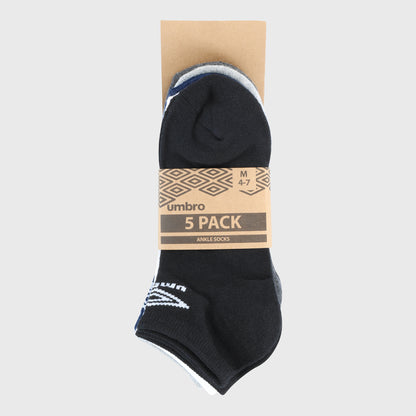 UMBRO 5 Pack Core Hidden Socks