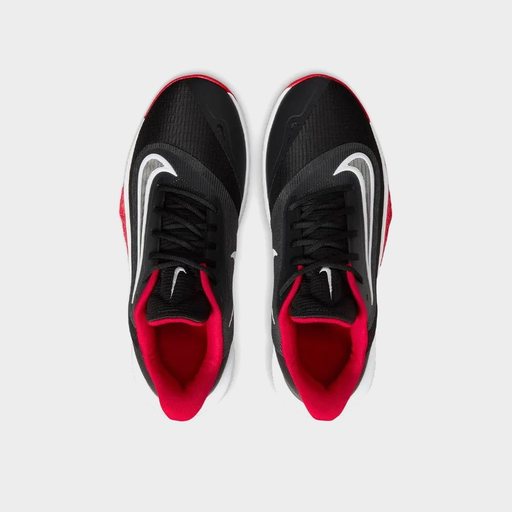 Nike Mens Precision Vii Sneaker Black Red 181607 Black Tekkie Town