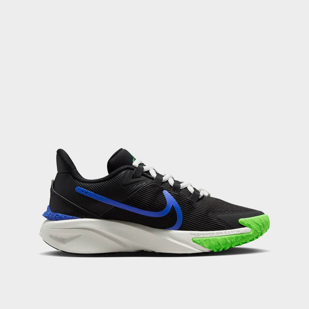 Nike Youth Star Runner 4 Sneaker Black/blue _ 181624 _ Black