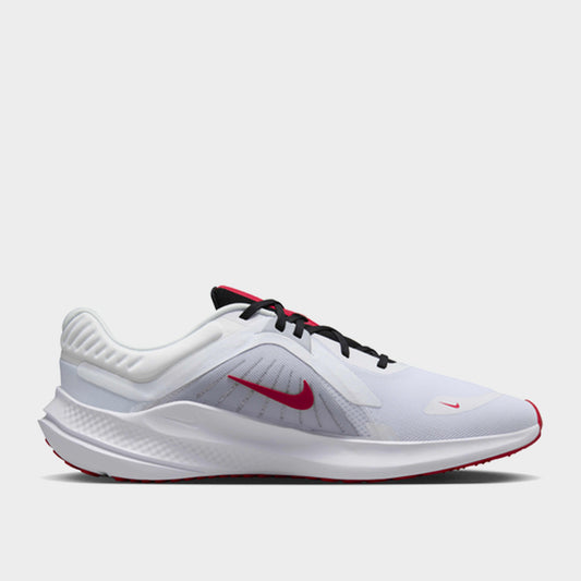 Nike Mens Quest 5 Performance Running White/red _ 181697 _ White