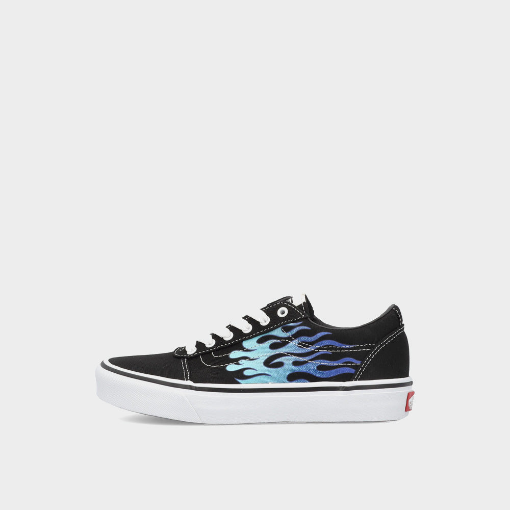 Vans Kids Ward Sneaker Black/Blue _ 181740 _ Black