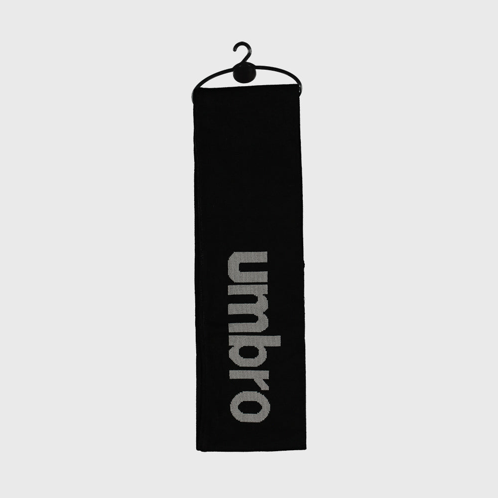 Umbro Unisex Printed Scarf Black/Grey _ 181768 _ Black