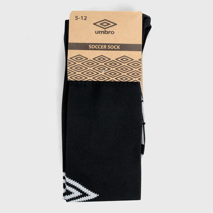 UMBRO SINGLE FOOTBALL SOCK BLACK