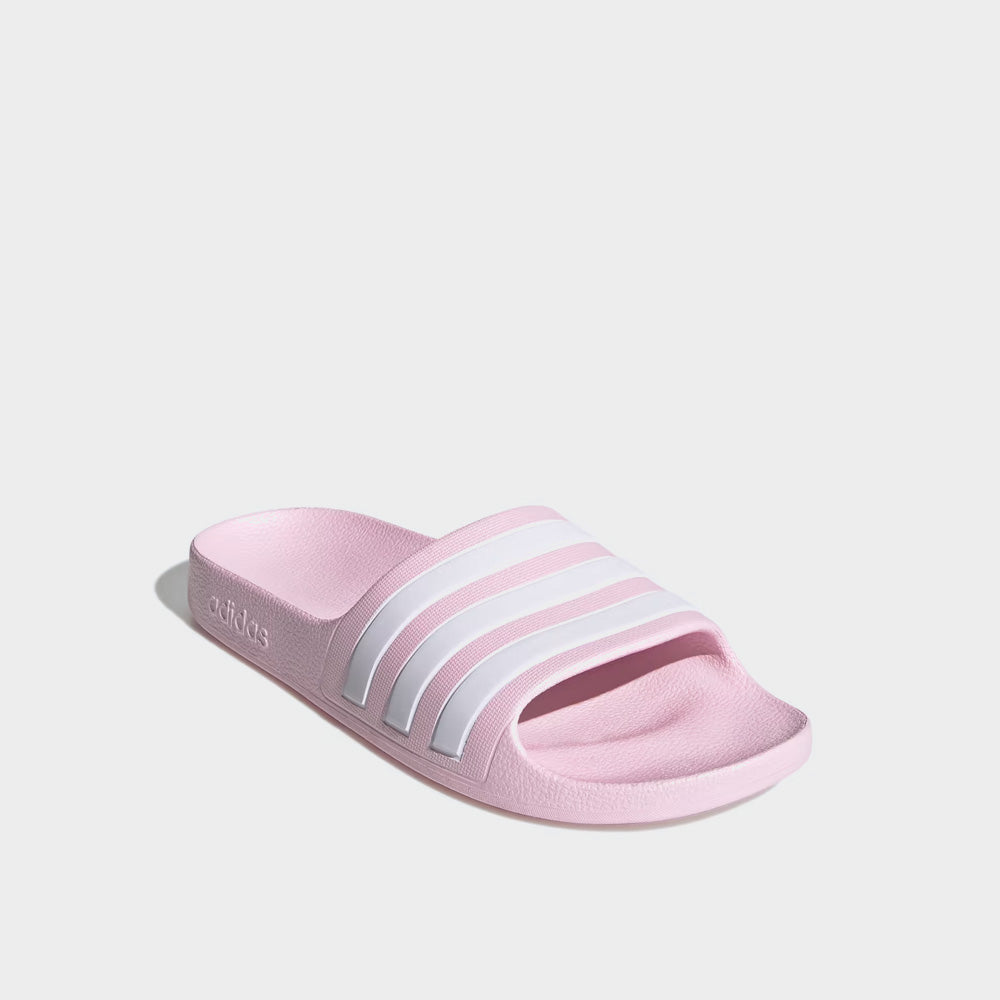 Adidas Junior Kids Adilette Aqua White Pink Sandals