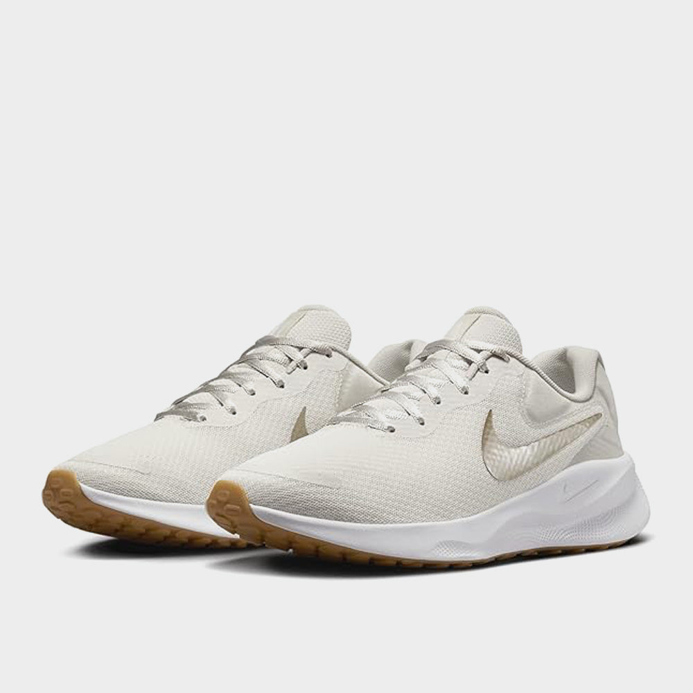 Nike Women's Revolution 7 Sneaker Beige/White _ 181958 _ Beige