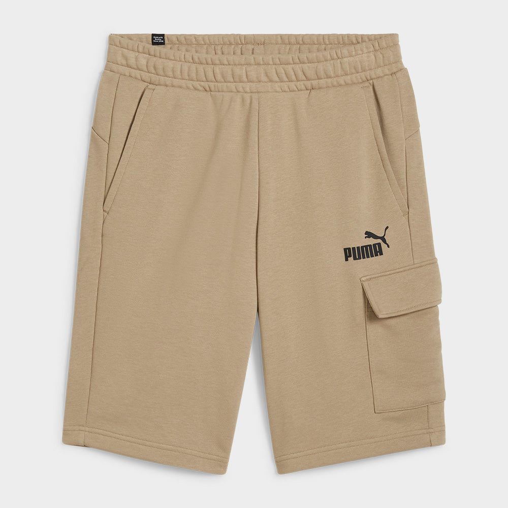 Puma Mens Essentials Cargo Shorts Beige _ 182006 _ Beige