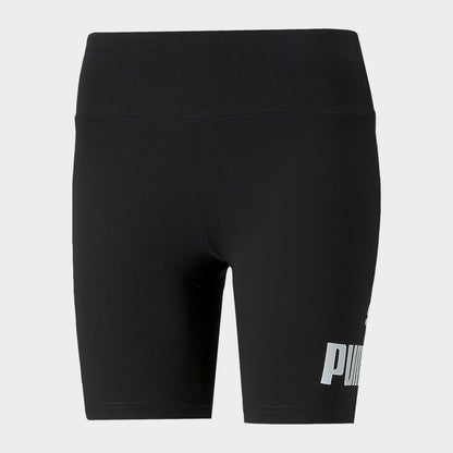 Puma Womens Essential  Logo Short Leggings Black