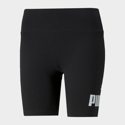 Puma Womens Essential  Logo Short Leggings Black