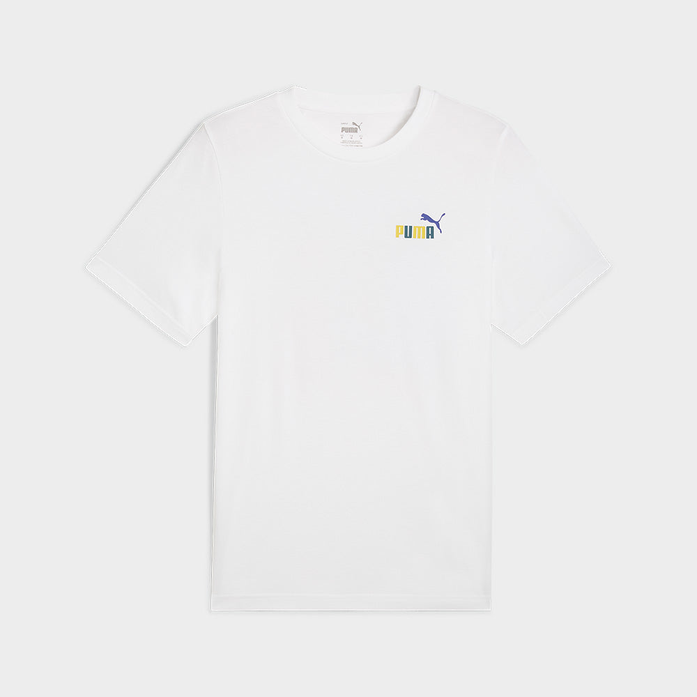 Puma Mens Graphics Sports Club Tee White/Multi _ 182019 _ White