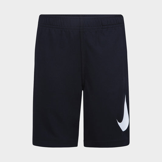 Nike Kids Performance Swoosh Shorts Black/White _ 182039 _ Black