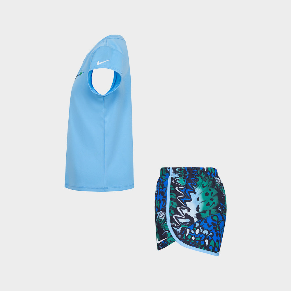 Nike Kids Dri Fit Tee & Sprinter Set Blue/Multi _ 182050 _ Blue