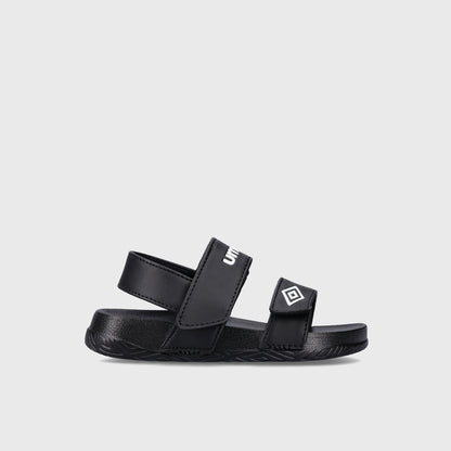 Umbro Boys Embossed Strap Sandals Black