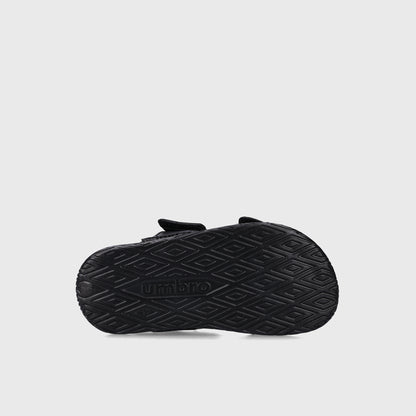Umbro Boys Embossed Strap Sandals Black