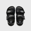 Umbro Boys Embossed Strap Sandals Black