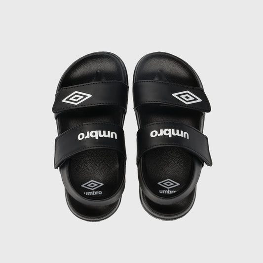 UMBRO BOYS Embossed Strap Sandals BLACK