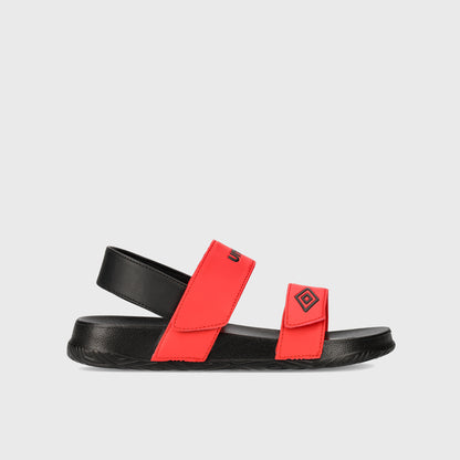 Umbro Mens Embossed Strap Sandals Red