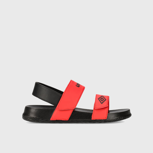 Umbro Mens Embossed Strap Sandals Red