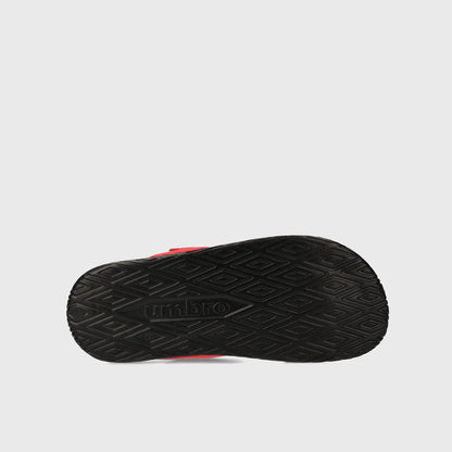 Umbro Mens Embossed Strap Sandals Red