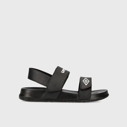 Umbro Womens Embossed Strap Sandals Black