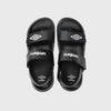 Umbro Womens Embossed Strap Sandals Black