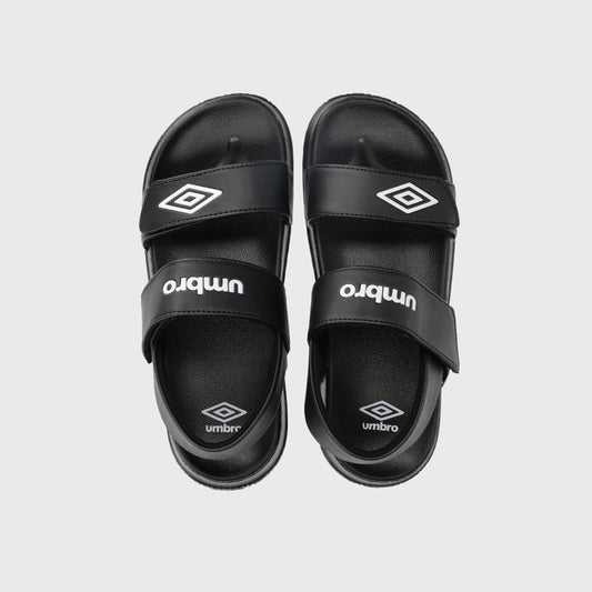 Umbro Womens Embossed Strap Sandals Black