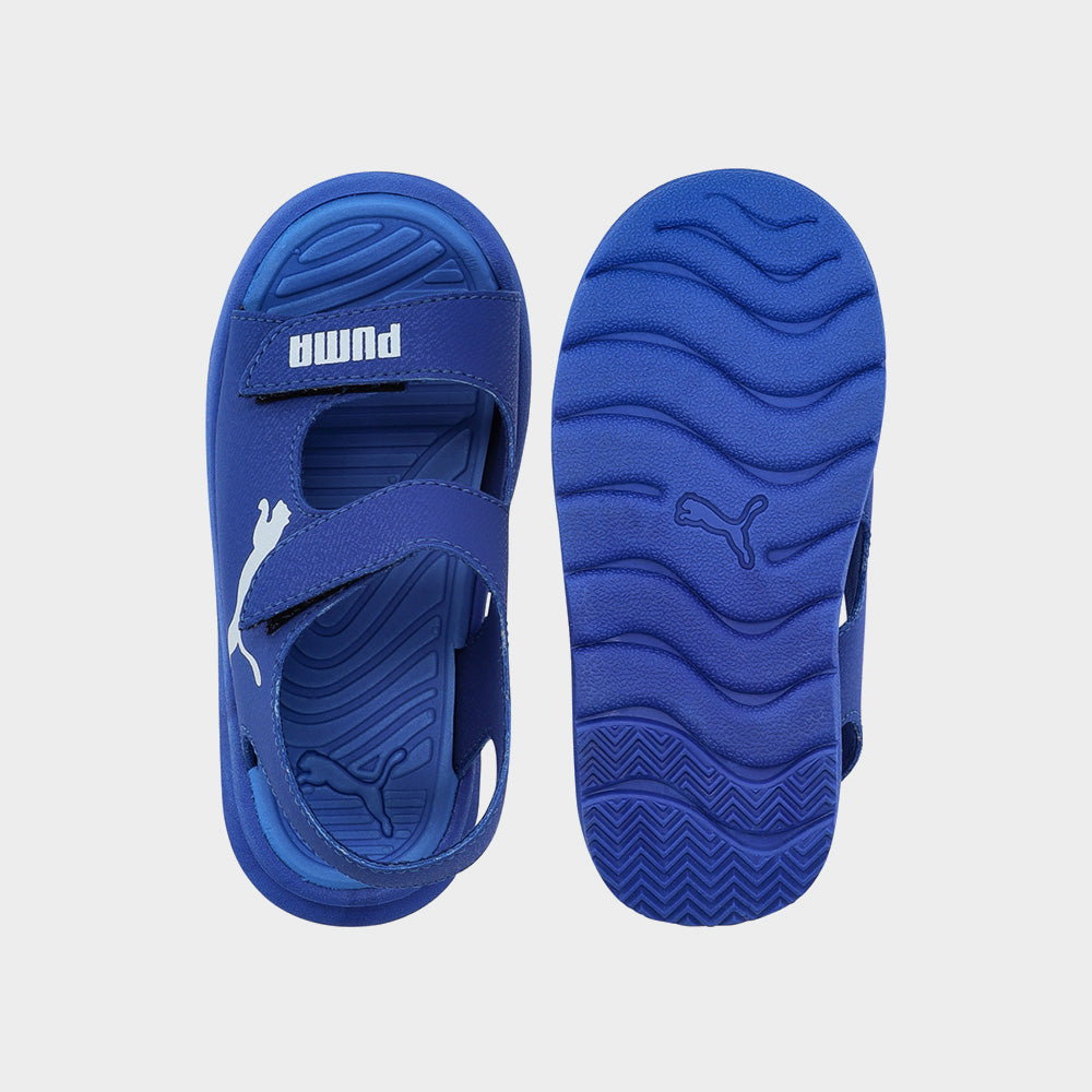 Puma sandals blue hotsell