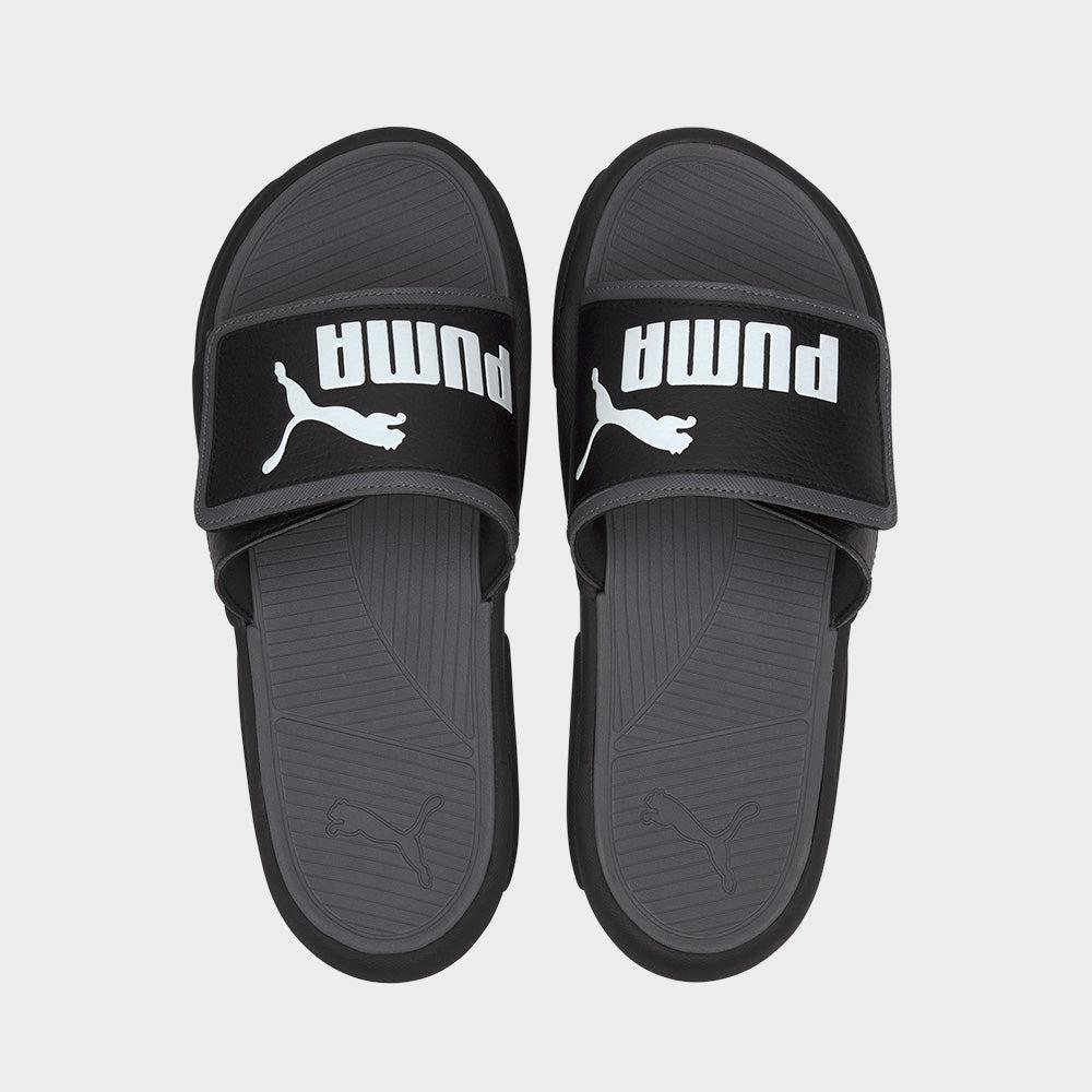 Puma Mens Royalcat Comfort Slide Black/White _ 182157 _ Black