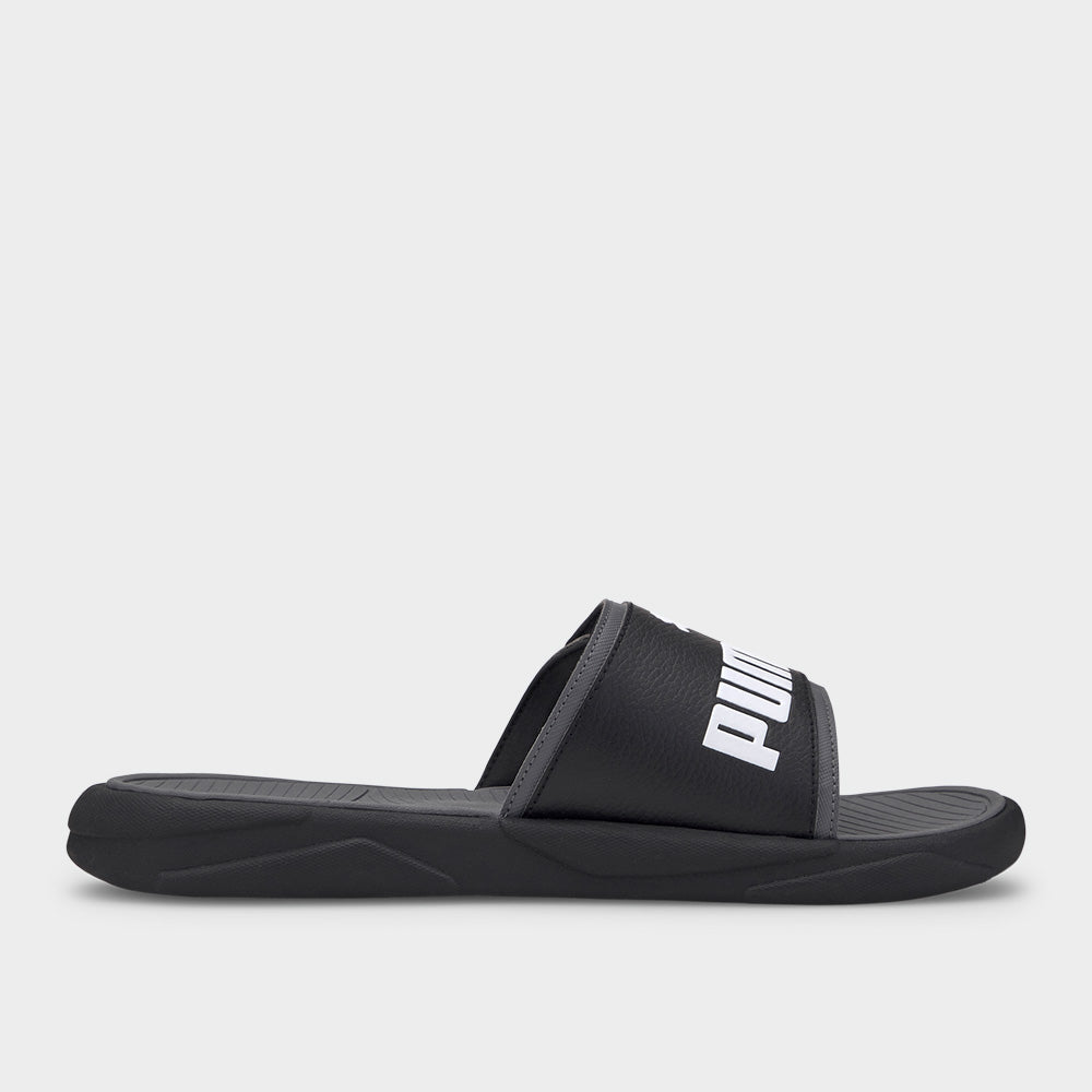 Puma Mens Royalcat Comfort Slide Black/White _ 182157 _ Black