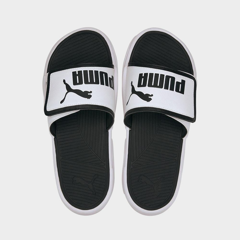 Puma Mens Royalcat Comfort Slide White/Black _ 182158 _ White