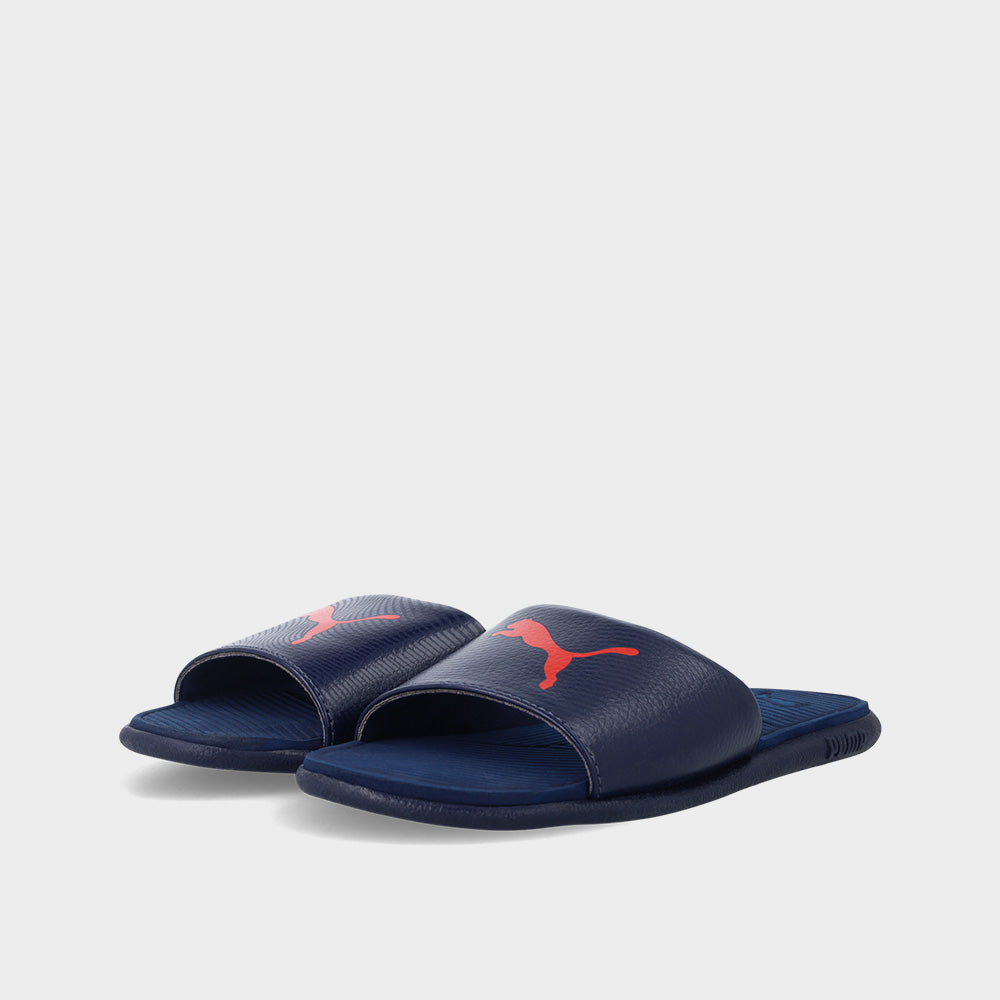 Puma Youth Sporty Embossed 2.0 Slide Jr Zadp Blue Redd 182170 Blue Tekkie Town