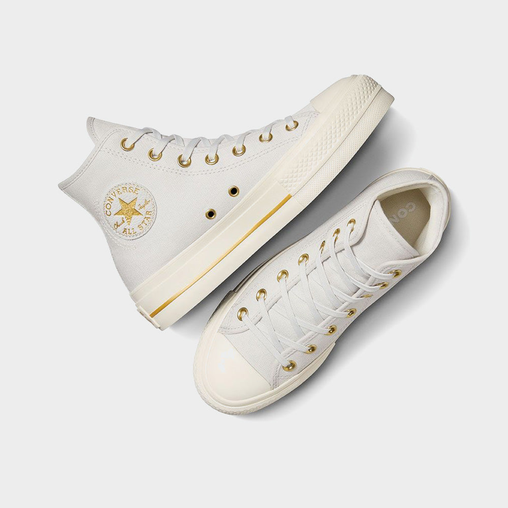 Converse Womens Chuck Taylor All Star Lift Platform Tailored Lines Gre Tekkie Town