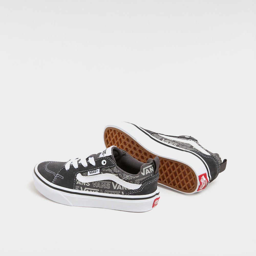 Vans Youth Filmor Canvas Sneaker Grey/White _ 182287 _ Grey