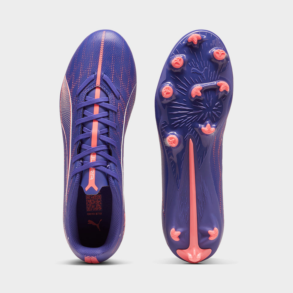 Puma Mens Ultra 5 Play Fg/Ag Football Boot Blue/Multi _ 182479 _ Blue