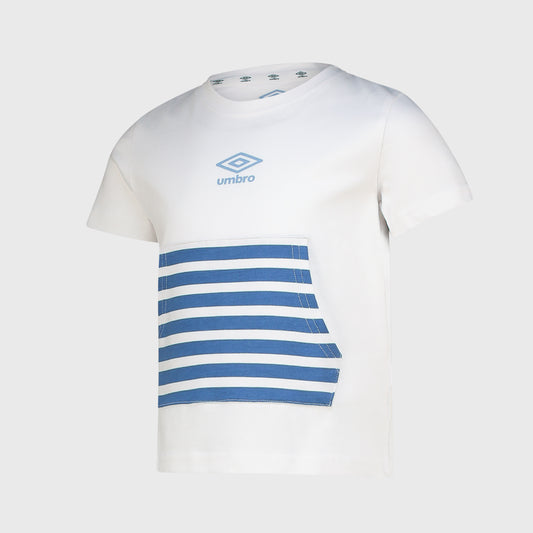 Umbro Kids Graeme Tee White/Blue _ 182505 _ Blue