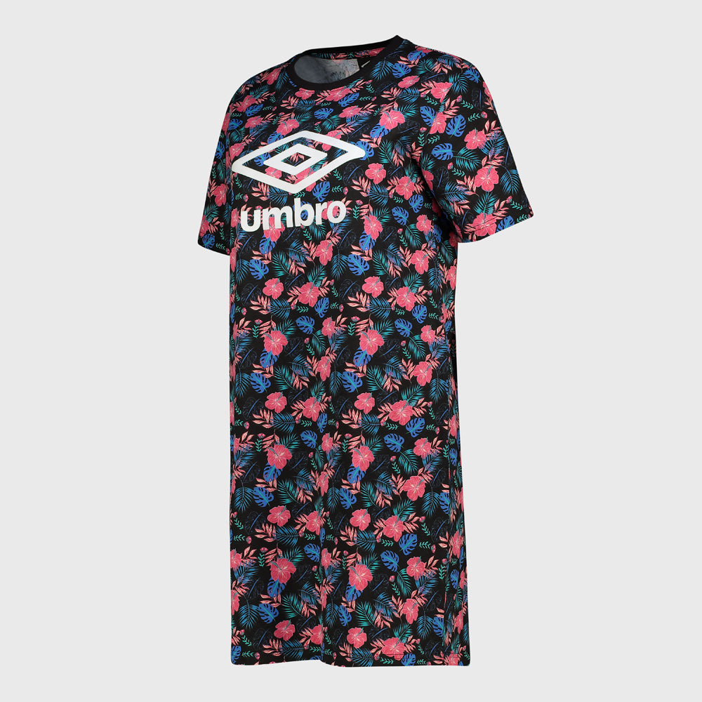 Umbro Womens Pamela Tee Dress Black/Multi _ 182515 _ Black