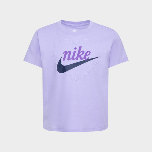 Nike Kids New Impressions Graphic Tee Purple/Black _ 182542 _ Purple