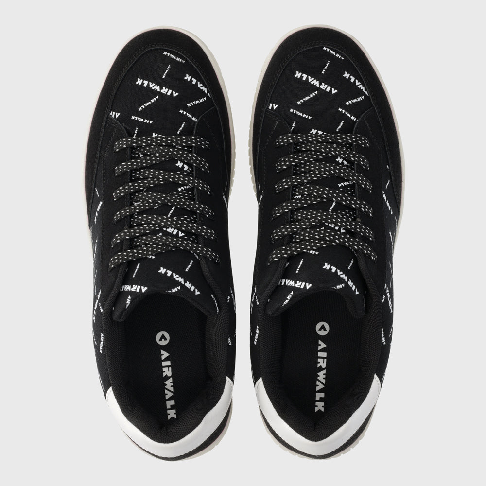 Airwalk Mens One Sneaker Black/white _ 182582 _ Black