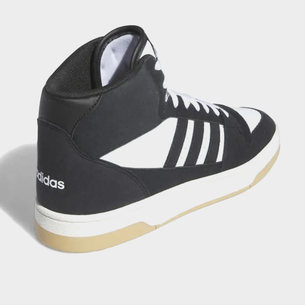 Adidas superstar black and white high top hotsell