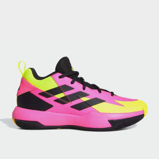 Adidas Youth Cross Em Up Select Sneaker Pink/yellow _ 182692 _ Pink