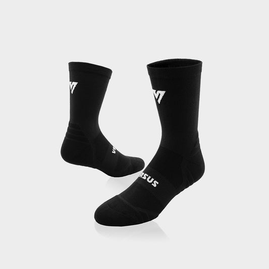 Versus Unisex Classic Black Active Crew Sock Black/White _ 182833 _ Black