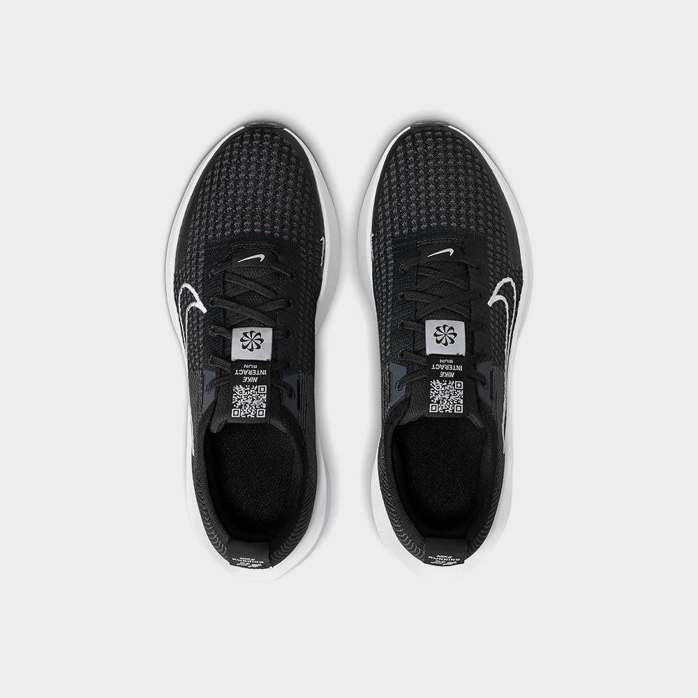 Nike Mens Interact Run Performance Running Black/white _ 182846 _ Black