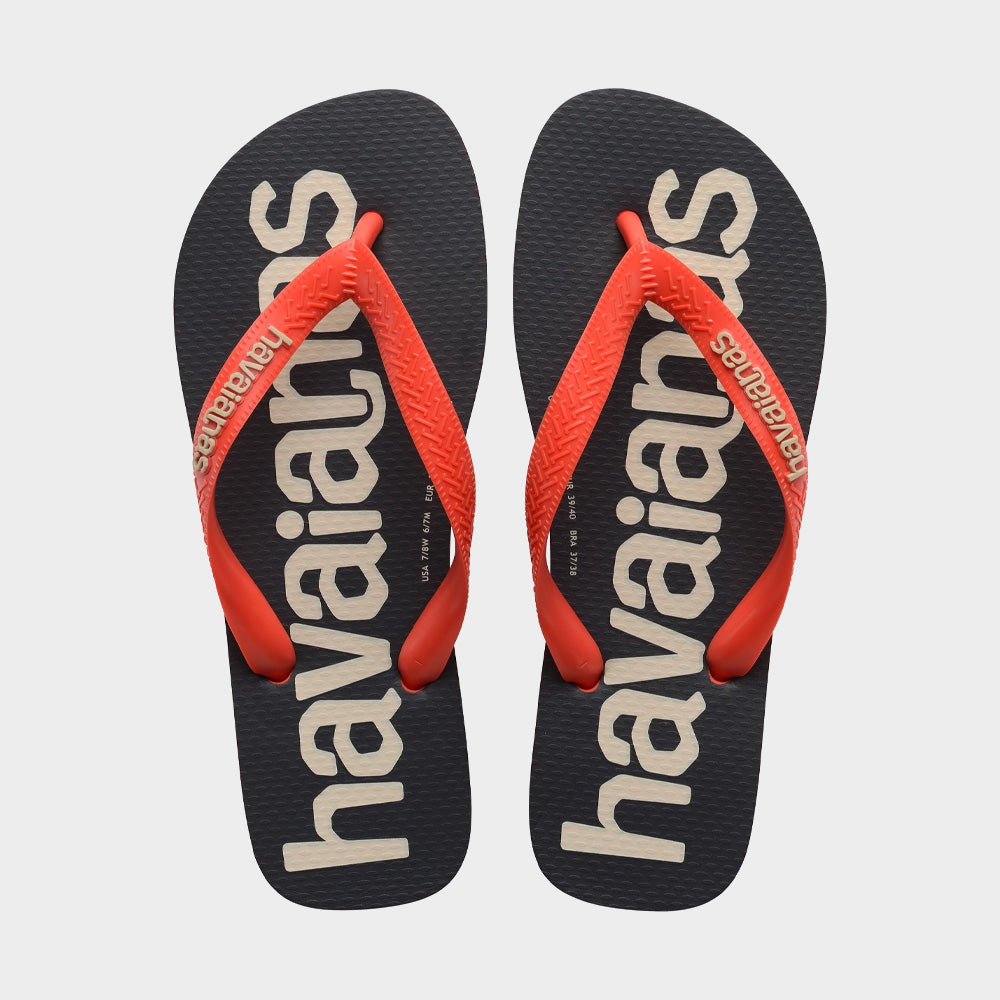 Havaianas Unisex Top Logo Mania Red/Black _ 182882 _ Red