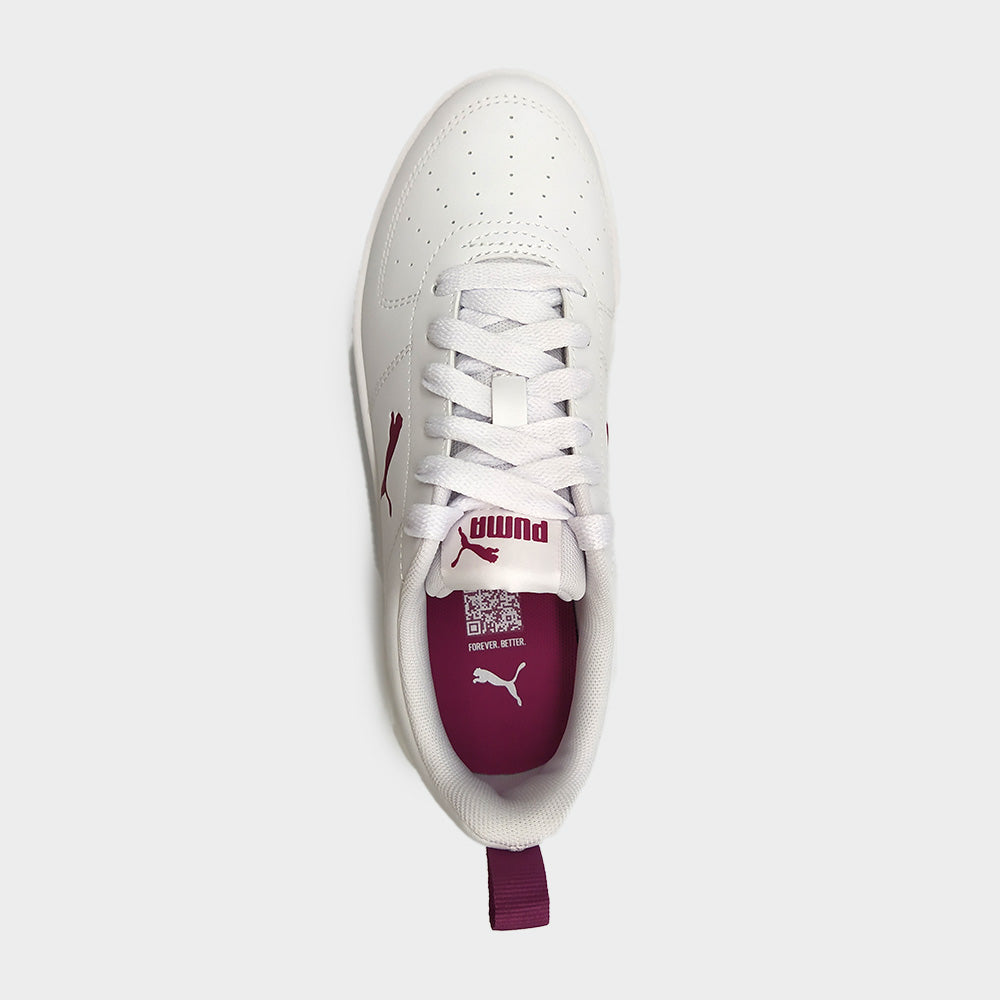 Puma Womens Rickie Cat Sneaker White/pink _ 182925 _ White