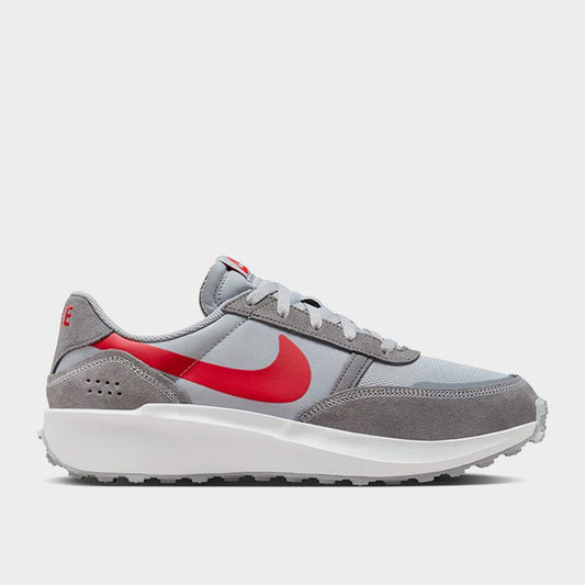 Nike Mens Waffle Nav Sneaker Grey/red _ 182948 _ Grey