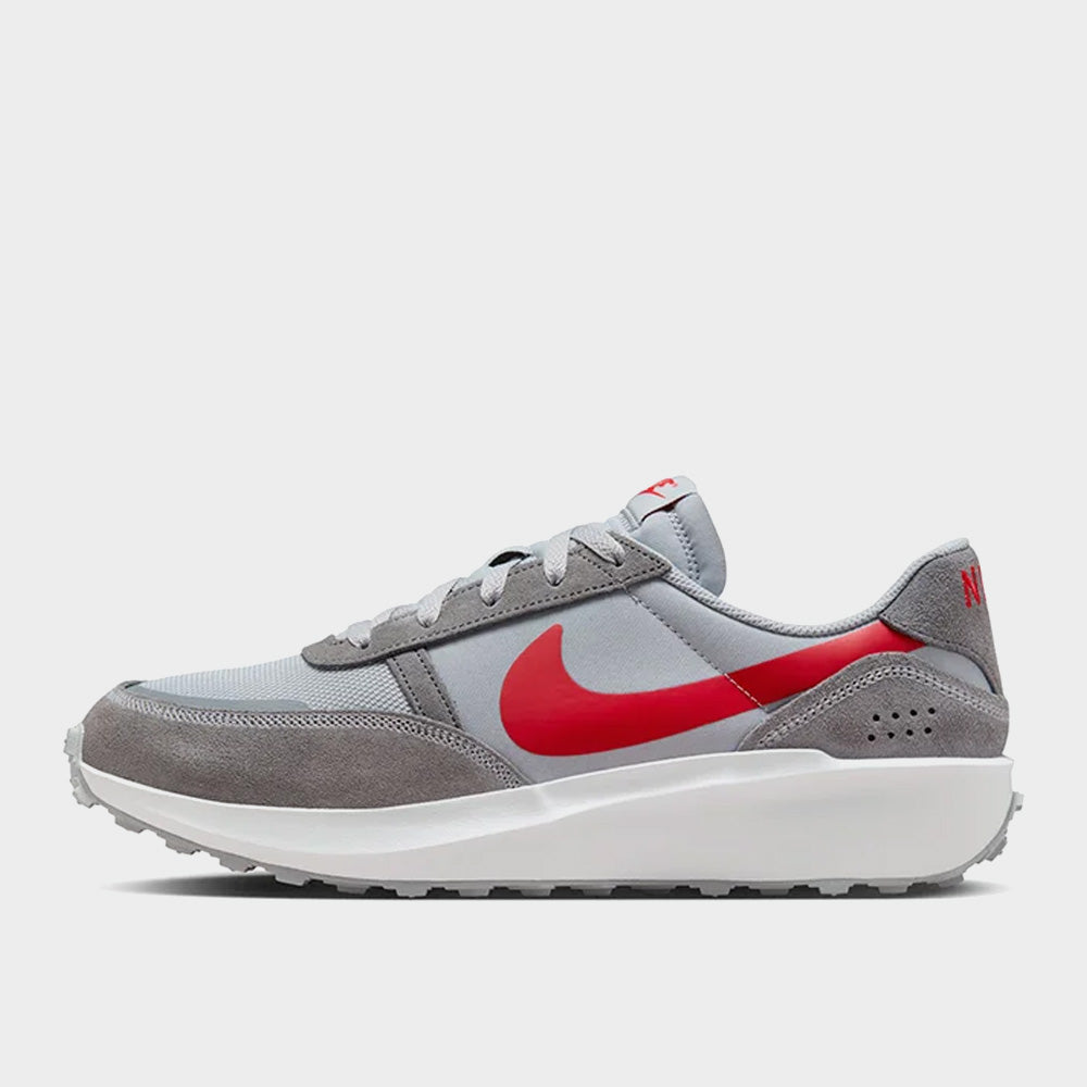 Nike Mens Waffle Nav Sneaker Grey/red _ 182948 _ Grey