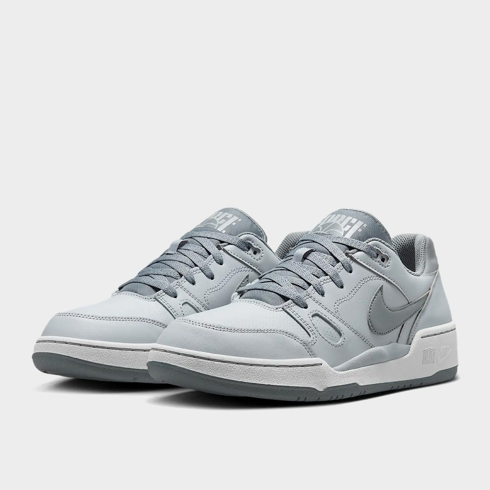 Nike Mens Full Force Low Sneaker Grey/white _ 183083 _ Grey