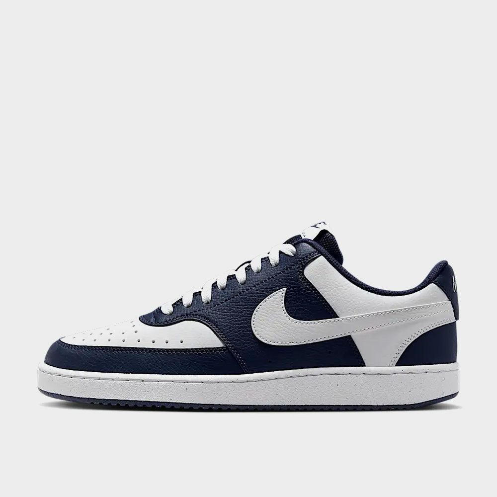 Nike Mens Court Vision Lo Sneaker Navy/white _ 183087 _ Navy